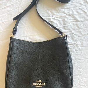 Leather coach crossbody